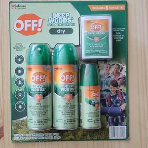 NIB Off deep woods insect repellent dry